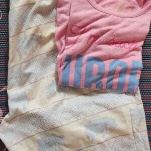 Pink Pajama Bundle — 2-Piece Set — Women’s Size M — Good Condition